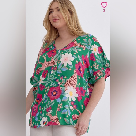 Floral Jungle Top - Picture 3 of 4